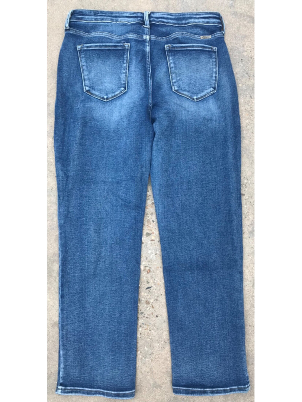 Carlin KanCan Blue Denim Jeans 15/31 Medium Wash Lite Fade on Thighs and Butt - Picture 4 of 11